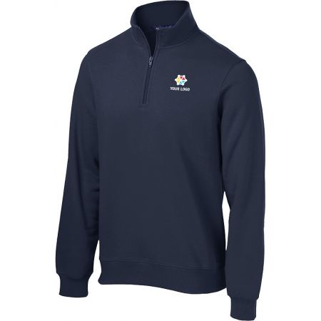 20-ST253, Small, True Navy, Right Sleeve, None, Left Chest, Your Logo + Gear.